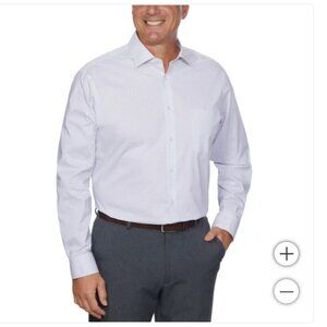 Calvin Klein Men’s Wrinkle Free Dress Shirt Gray M